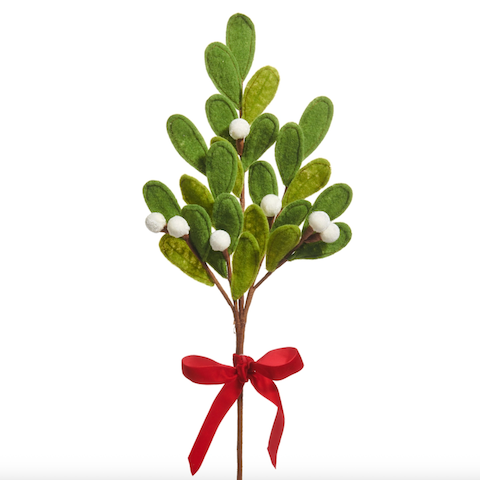Felt Mistletoe Pick