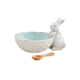 Bunny Candy Dish with Spoon