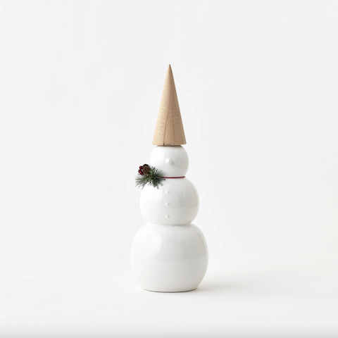 Cone Hat Snowman - Large