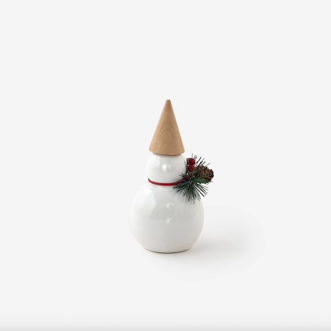 Cone Hat Snowman - Small