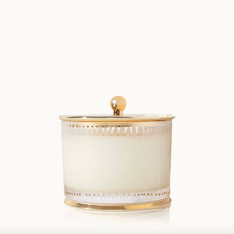 Frasier Fir Gilded Frosted Wood Grain Candle