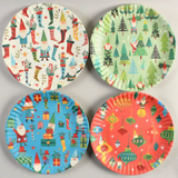 Gnome for the Holidays Plates - set/4
