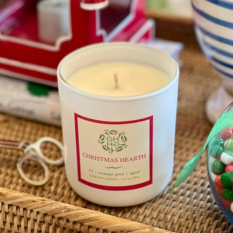 Grace Hill Christmas Hearth Candle