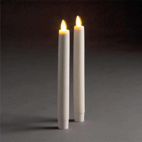 Moving Flame Indoor Tapers 8"