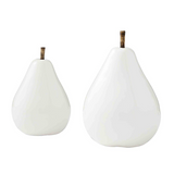 White Ceramic Pear