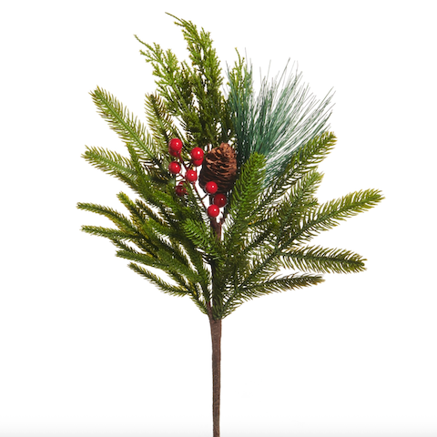 Pine & Berry Spray 22"