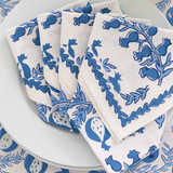 Pom Bells Wedgewood Napkins - Set of 4