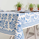 Pom Bells Wedgewood Tablecloth