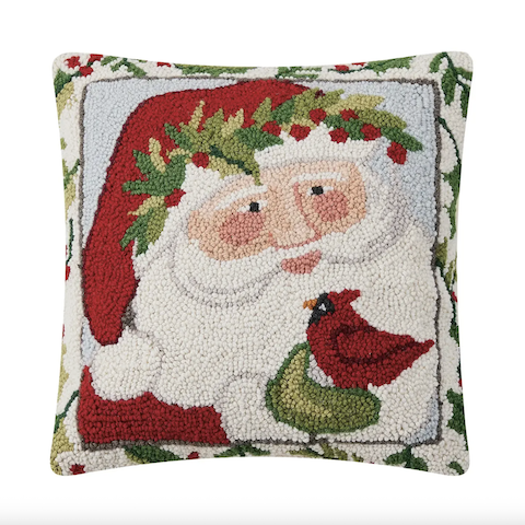 Santa Head Pillow