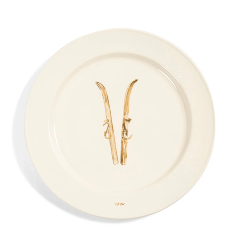 Ski Dinner Plate