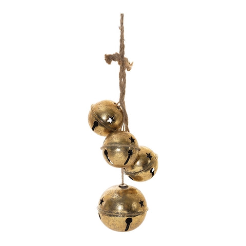 Sleigh Bell Cluster Ornament 16"H