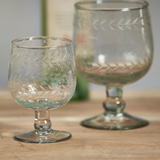 Tuscan Etched Red Wine Glass