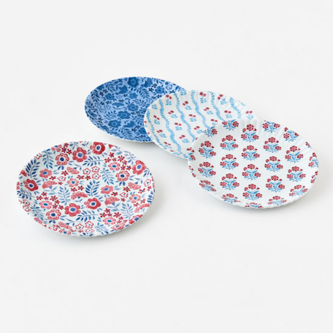 American Melamine Plates 9" - Set/4