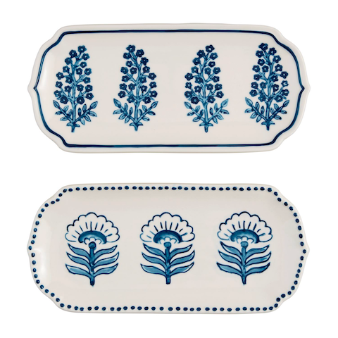 Block Print Everything Trays