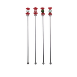 Cocktail Stirrers with Hand-Blown Glass Candies