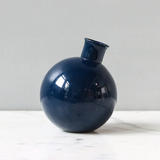 Navy Sphere Bud Vase