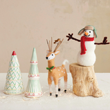 Ceramic Trees with Pattern - Set of 2