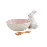 Bunny Candy Dish with Spoon