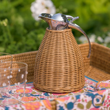 Woven Rattan Thermos