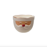 Stoneware Santa Bowl