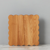 Square Scalloped Cutting Board 12"