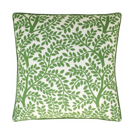 Temple Garden Pillow in Green