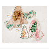 Hand-Painted Ceramic Tree Shaped Plates - set of 2