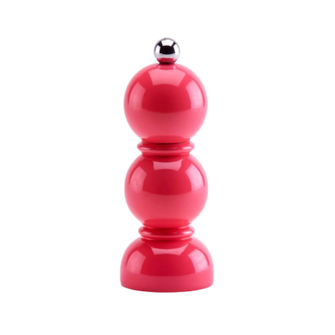 Watermelon Pink Mini Bobbin Salt or Pepper Mill