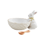 Bunny Candy Dish with Spoon