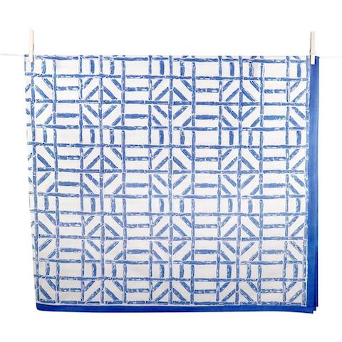 Blue Bamboo Tablecloth 60"x 120"