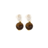 Claire Earring, Tiger Eye