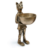 Accent Decor Gold Eloise Dish Stand - Fox