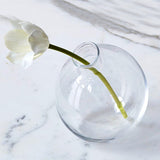 Glass Sphere Bud Vase