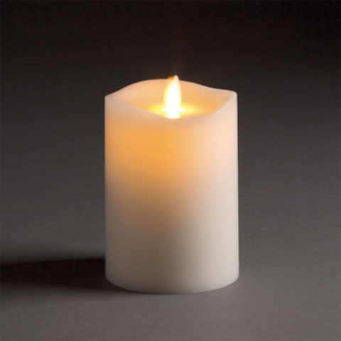 Lightli Moving Flame Battery Operated Candle 3.5"x 5"