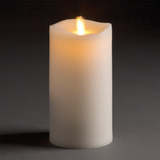 Lightli Moving Flame Indoor Battery-Operated Pillar Candle 3"x 6"