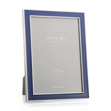 Addison Ross Navy enamel and silver frame 5x7 4x6