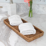 Rattan Rectangular Vanity Tray