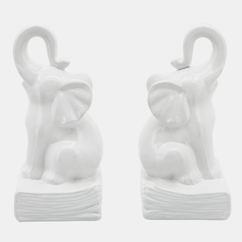 Elephant Bookends - Set of 2
